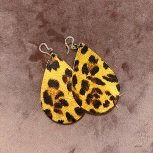 Leopard Earrings